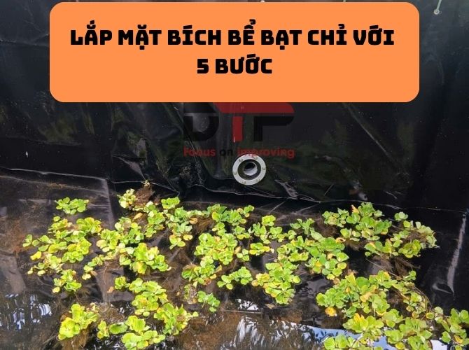 Hướng Dẫn Cách Lắp Mặt Bích Thoát Nước Cho Bể Bạt HDPE Chỉ Với 5 Bước Đơn Giản